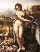 Cesare da Sesto Leda and the Swan oil painting reproduction